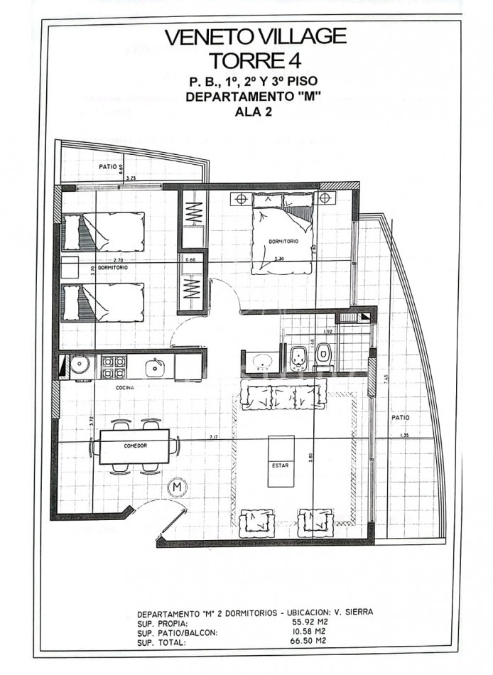 VENETO VILLAGE, DEPTO 2 DORM EQUIPADO. AMENITIES