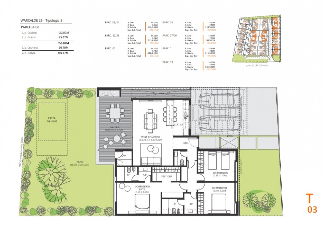 HOUSING EN VILLA WARCALDE. CASA 3 DORM EN UNA PLANTA. CATEGORIA