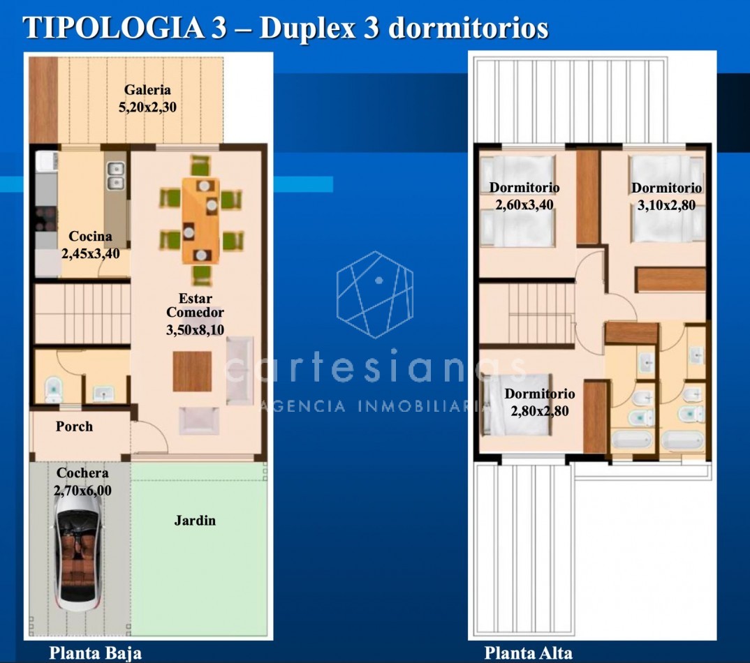 DUPLEX 3 DORM EN HOUSING ZONA SUR| FINANCIACION ENTREGA 30% EL RESTO EN 24 CTAS