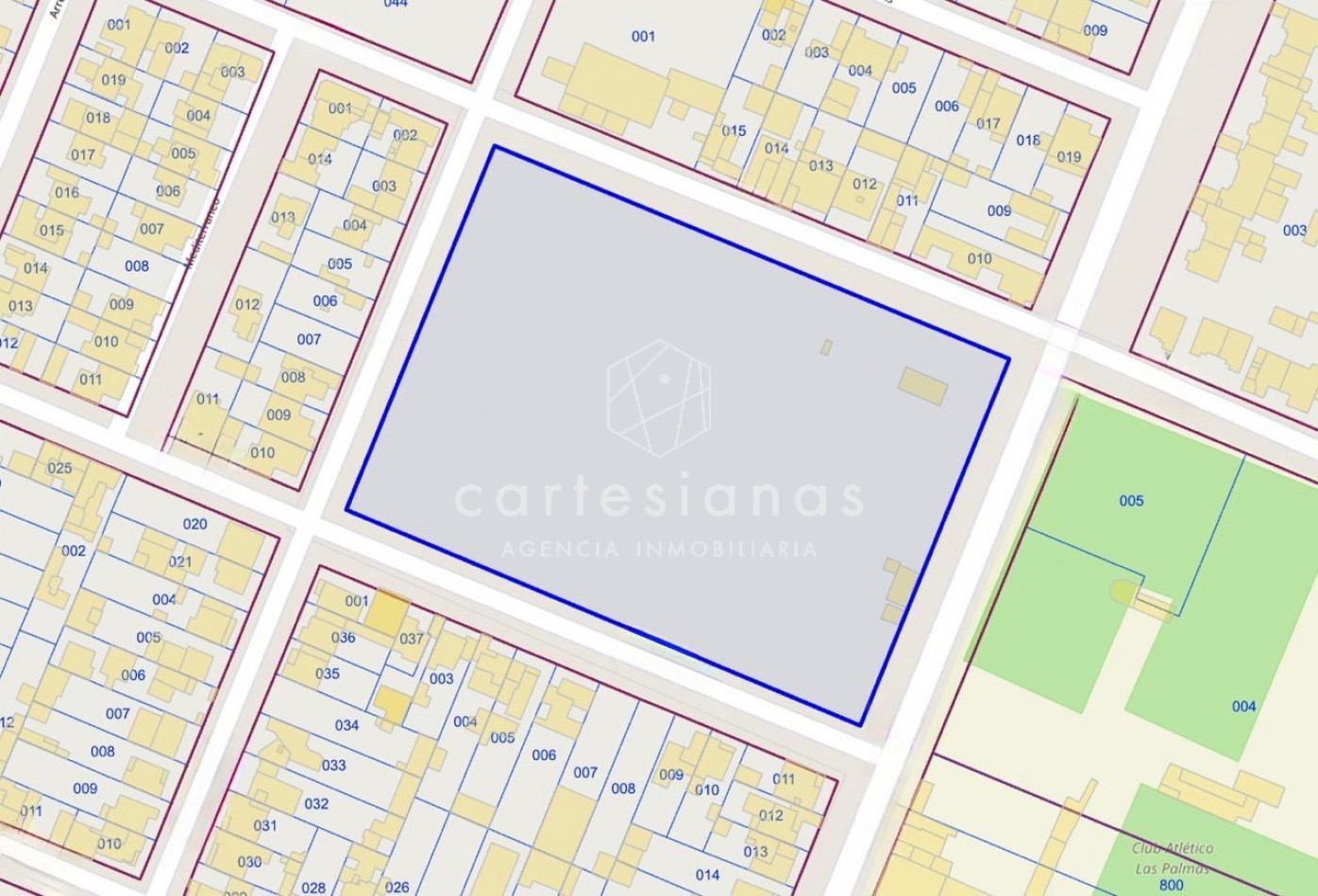 MANZANA COMPLETA EN B° LAS PALMAS, OPORTUNIDAD PARA DESARROLLISTAS!!