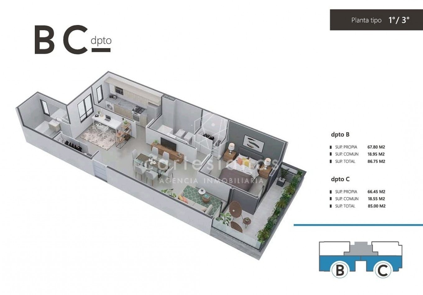 A ESTRENAR! 2 DORM 2 BAÑOS. AV. VELEZ SARSFIELD. ZONA POCITO. AMENITIES