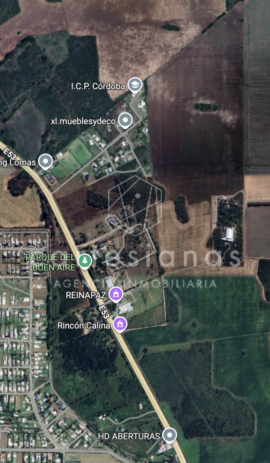 77 HA APTO LOTEO C/OPCION A 140 HA EN TOTAL | SOBRE RUTA E 53 UNQUILLO