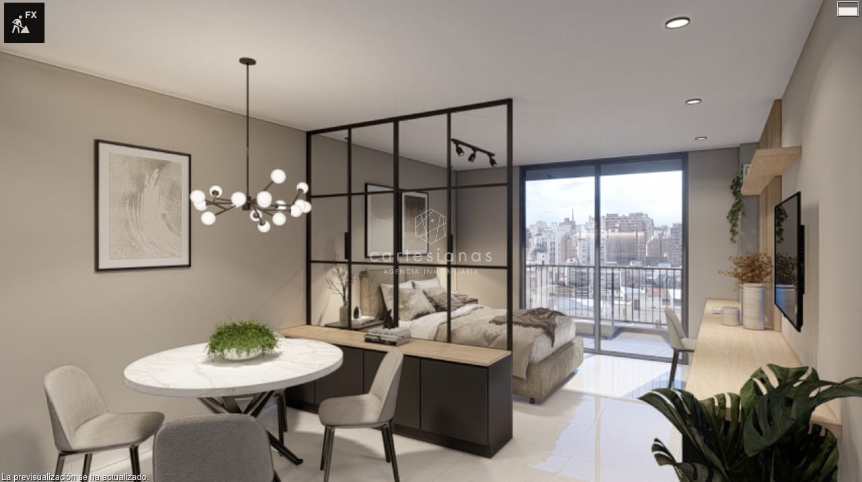 NUEVA CORDOBA DEPTO 2 DORM SOBRE CALLE RONDEAU