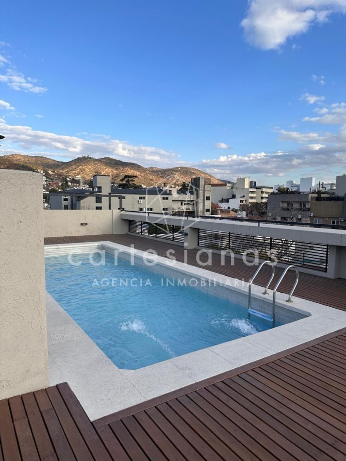DEPTO 1 DORM. CENTRO DE CARLOS PAZ| C/COCHERA| PILETA| GYM| QUINCHO. APTO CREDITO