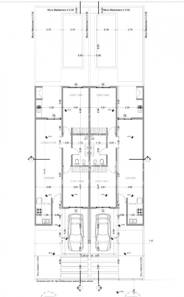 DUPLEX 2 DORM 2 BAÑOS C/PILETA BARRIO NORTE (ZONA LUCHESSE- V° ALLENDE) POSESION JULIO 2025