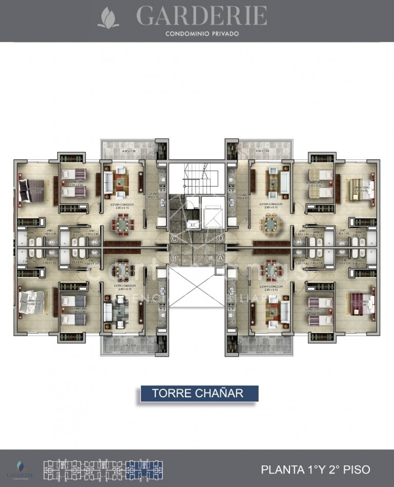 DEPTO DE 2 DORM EN CONDOMINIO C/SEGURIDAD Y AMENITIES | ZONA RICARDO ROJAS