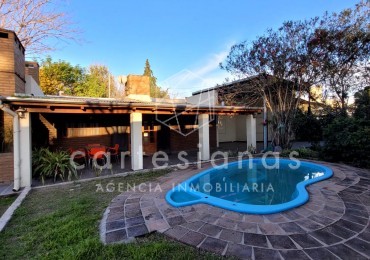 VILLA RIVERA INDARTE | CASA EN UNA SOLA PLANTA DE 3 DORM C/PILETA 